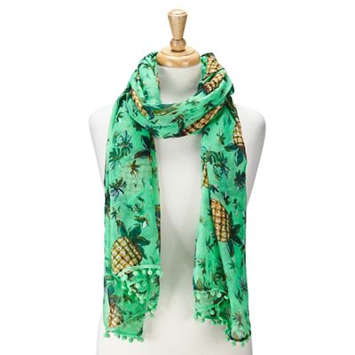 Green copacabana scarf
